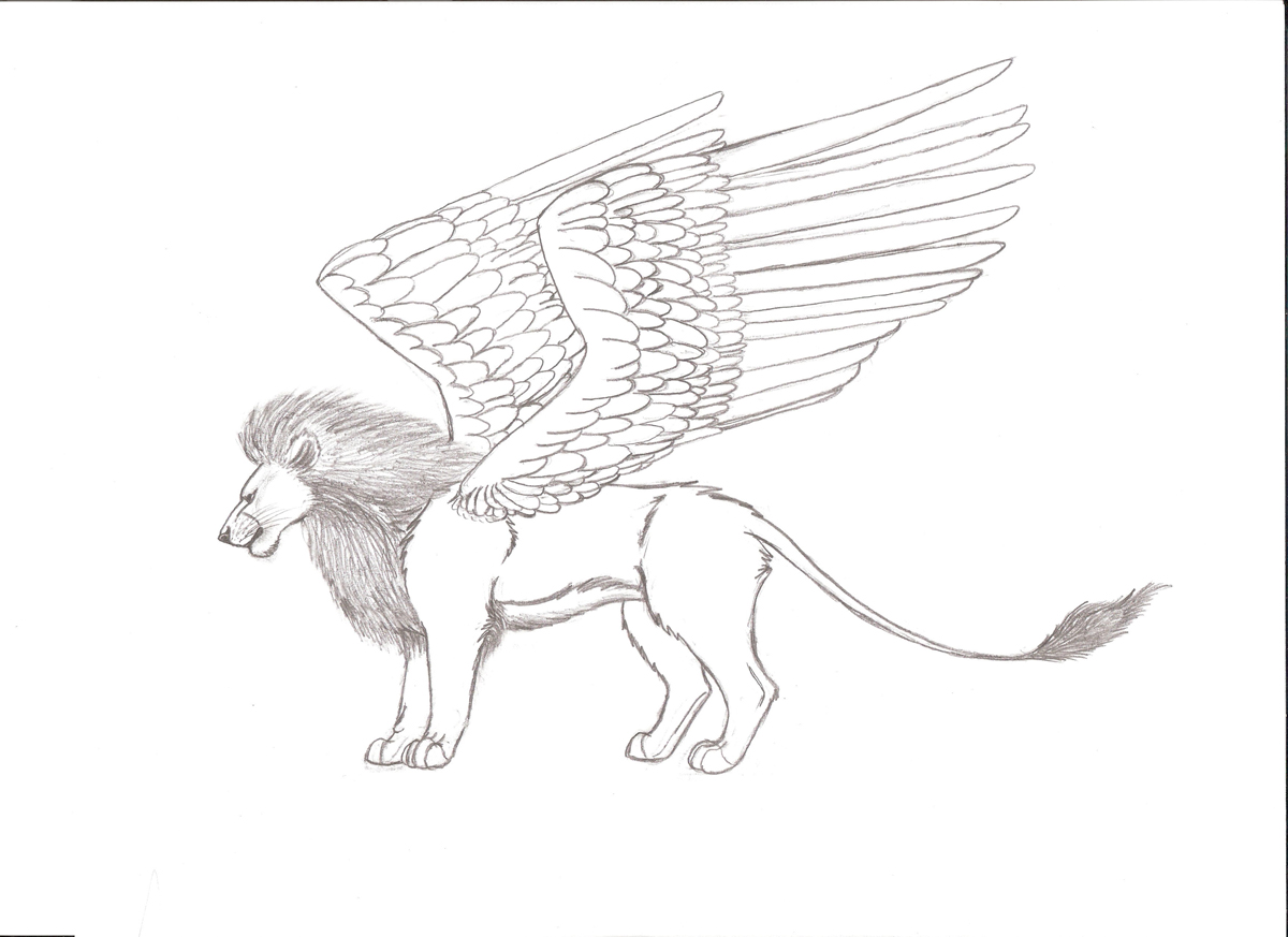 winged lion sketch.jpg