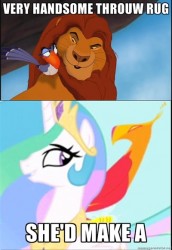 180209 - celestia fluttershy Lion_King luna meme Mufasa philomeena Scar Zazu.jpg